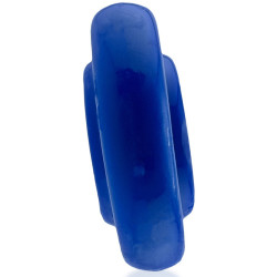 Oxballs Cockring souple Rimz 16 mm Bleu